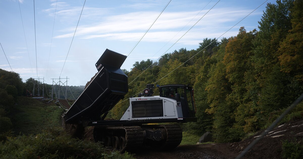 Aucun dommage au site avec le Prinoth T14r - Prinoth