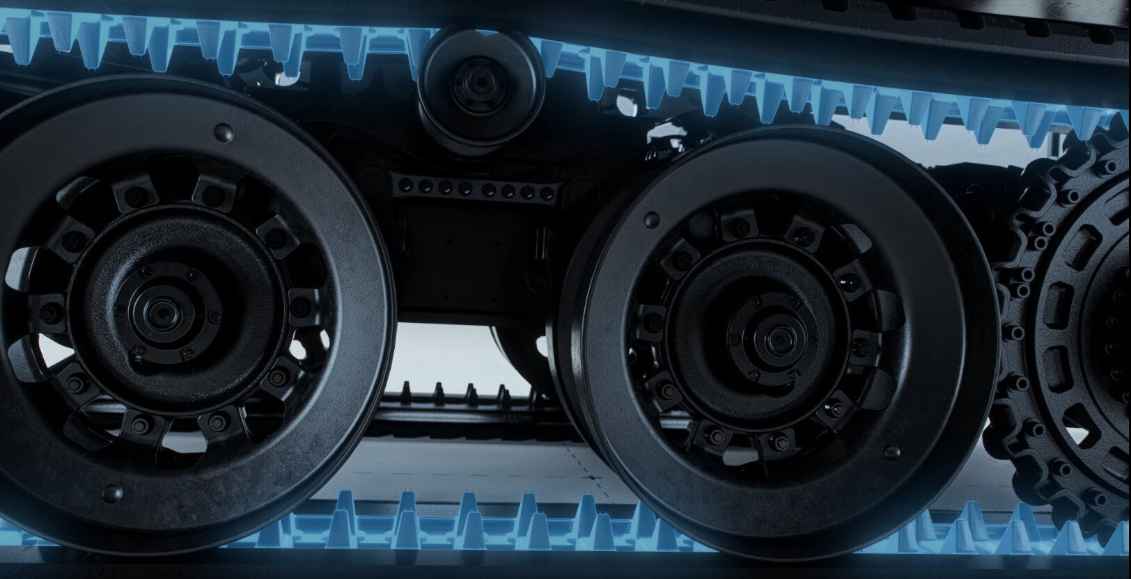 Engineered with precise link spacing, Prinoth's track technology delivers track pitch accuracy up to 10 times greater than conventional systems. The result is smooth, consistent sprocket engagement, even load distribution across sprockets and crosslinks, reduced wear, and longer track and undercarriage life.